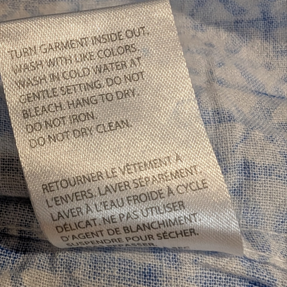 Projek Raw Men's M‎ Linen Blend Short Sleeve Button Up Shirt Lightweight - Picture 11 of 12